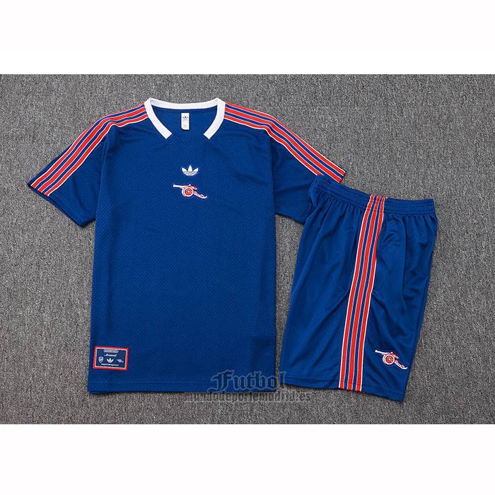 Chandal del Arsenal Manga Corta 2025-2026 Azul - Pantalon Corto